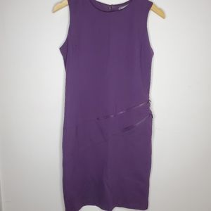 KENNETH COLE REACTION purple zipper dress